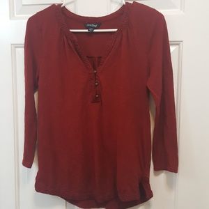 Lucky Brand boho peasant top